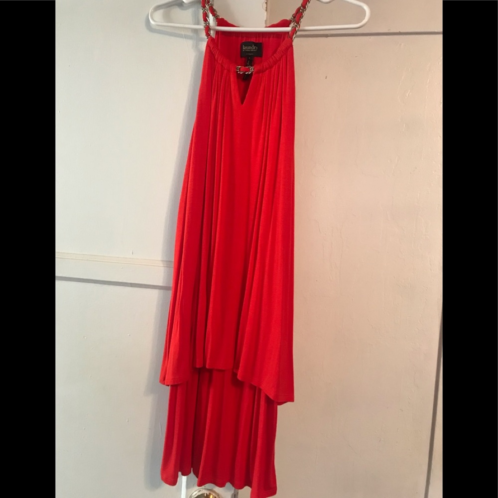 Orange dress